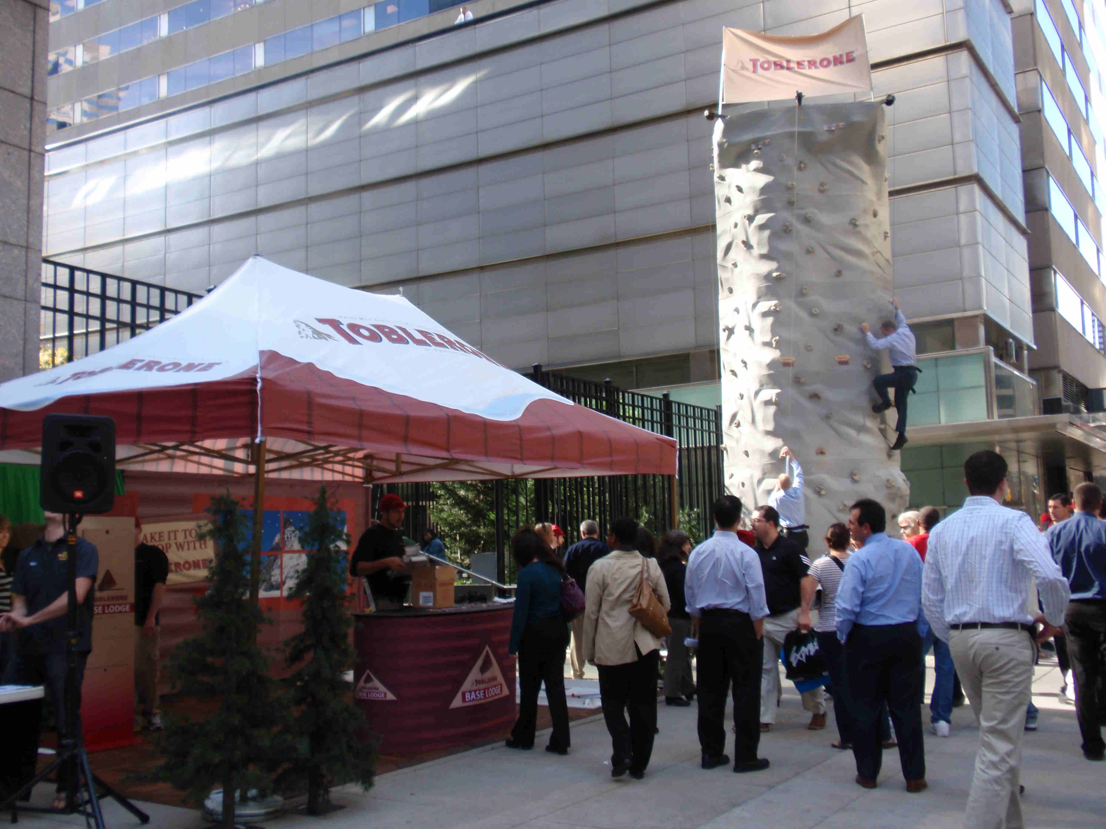 Toblerone at Mellon Bank Center